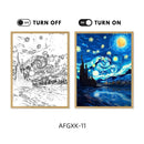 LED Light Van Gogh Painting